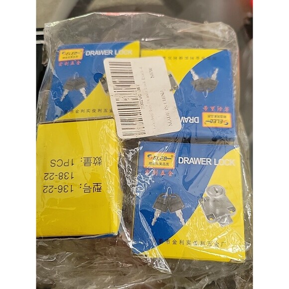 4 /Drawer Lock Door MailBox Desk‎ Drawer Cupboard Locker 2 Keys - Picture 3 of 3